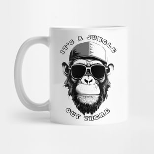 Jungle-Inspired Monkey Design Mug